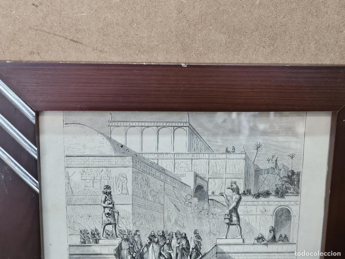 Arte: cuadro con grabado antiguo - Foto 3