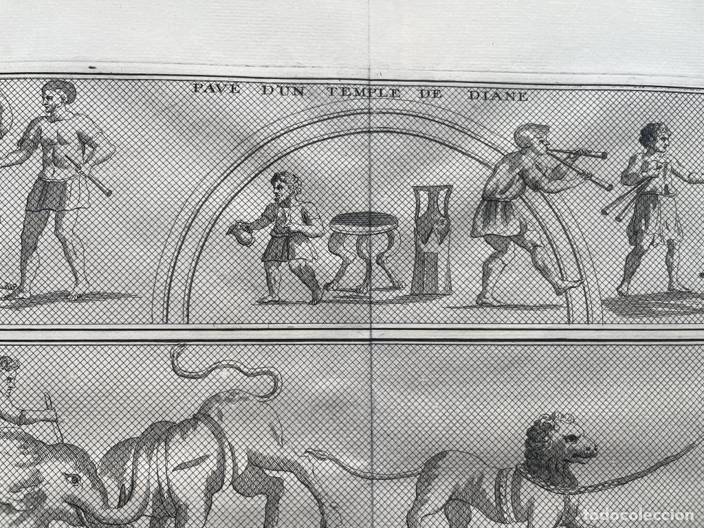 Arte: REPRESENTACIONES MITOL&Oacute;GICAS DEL TEMPLO DE DIANA, 1719. MONTFAUCON - Foto 3