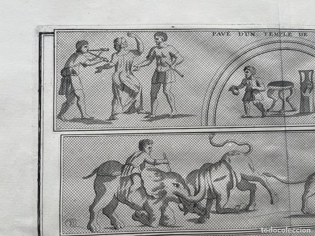 Arte: REPRESENTACIONES MITOL&Oacute;GICAS DEL TEMPLO DE DIANA, 1719. MONTFAUCON - Foto 4