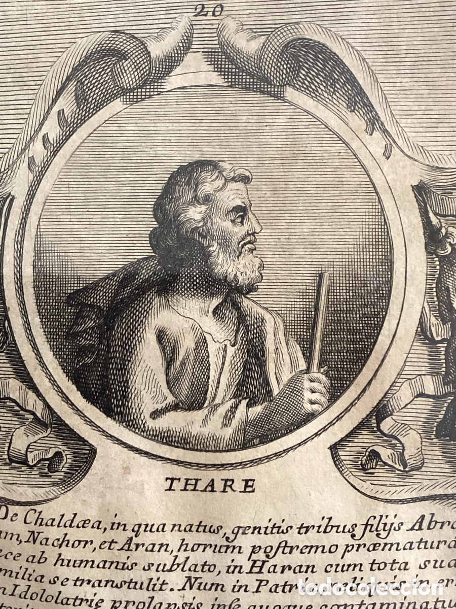 Arte: Grabado original Reyes y Profetas antiguo testamento - Foto 3