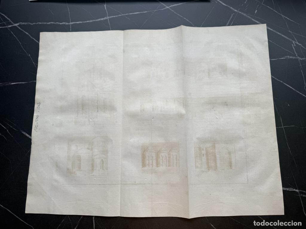 Arte: CASAS Y EDIFICIOS ROMANOS Y GERMANOS,1757. MONTFAUCON - Foto 8