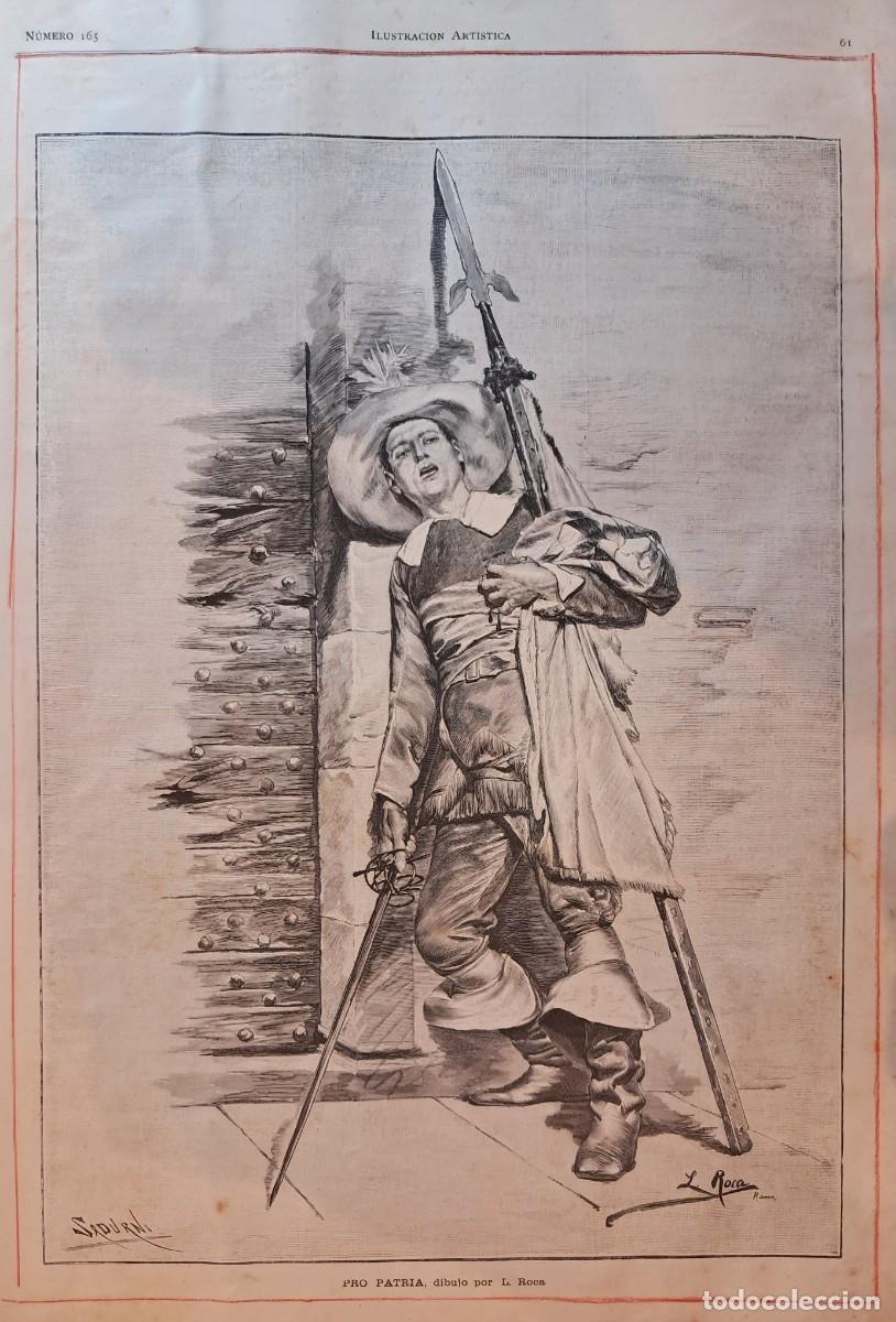 Arte: Grabado antiguo - Pro Patria - Foto 1