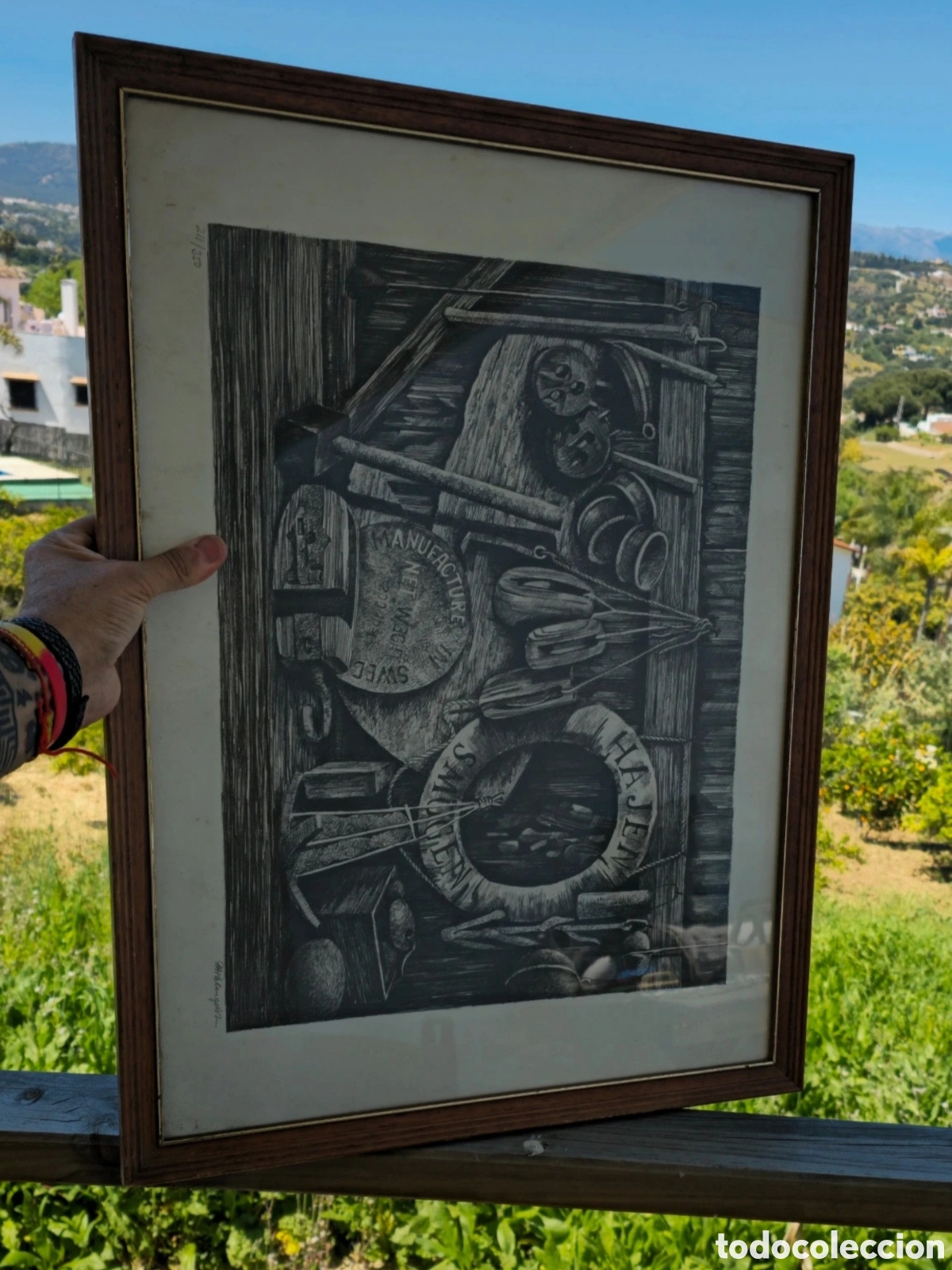 Arte: Grabado original &rdquo; Bodegon marino &rdquo; - Foto 7