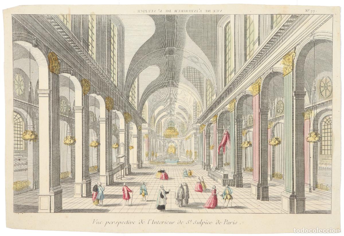 Arte: Vue de lInterieur de St. Sulpice - Foto 1