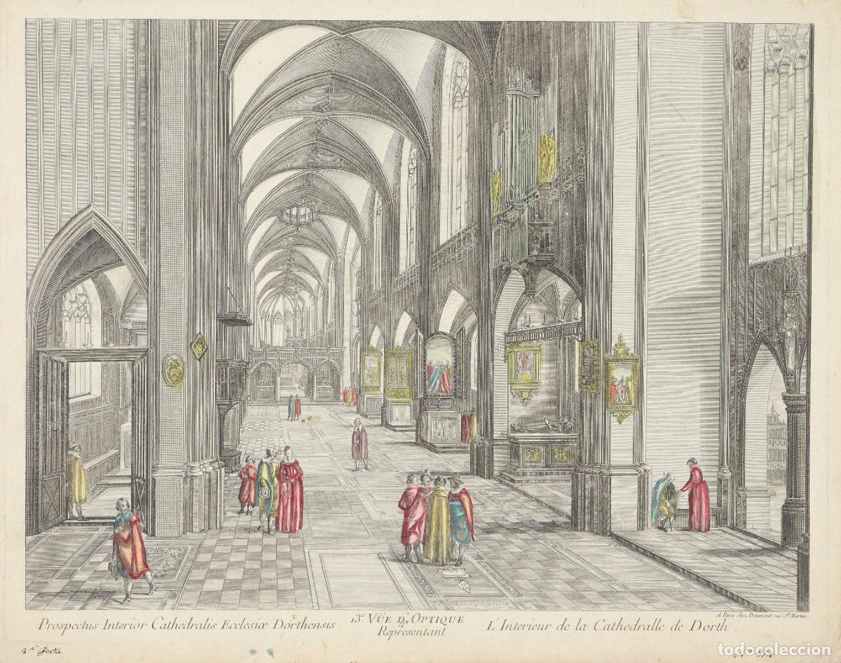 Arte: L&rsquo;Interieur de la Cathedrale de Dorth - Daumont - Foto 2