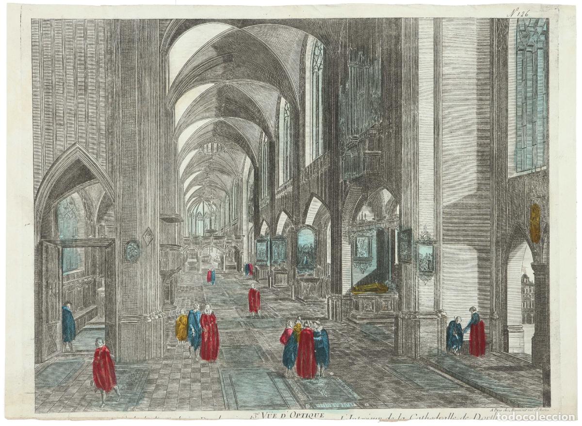 Arte: L&rsquo;Interieur de la Cathedrale de Dorth - Daumont - Foto 1