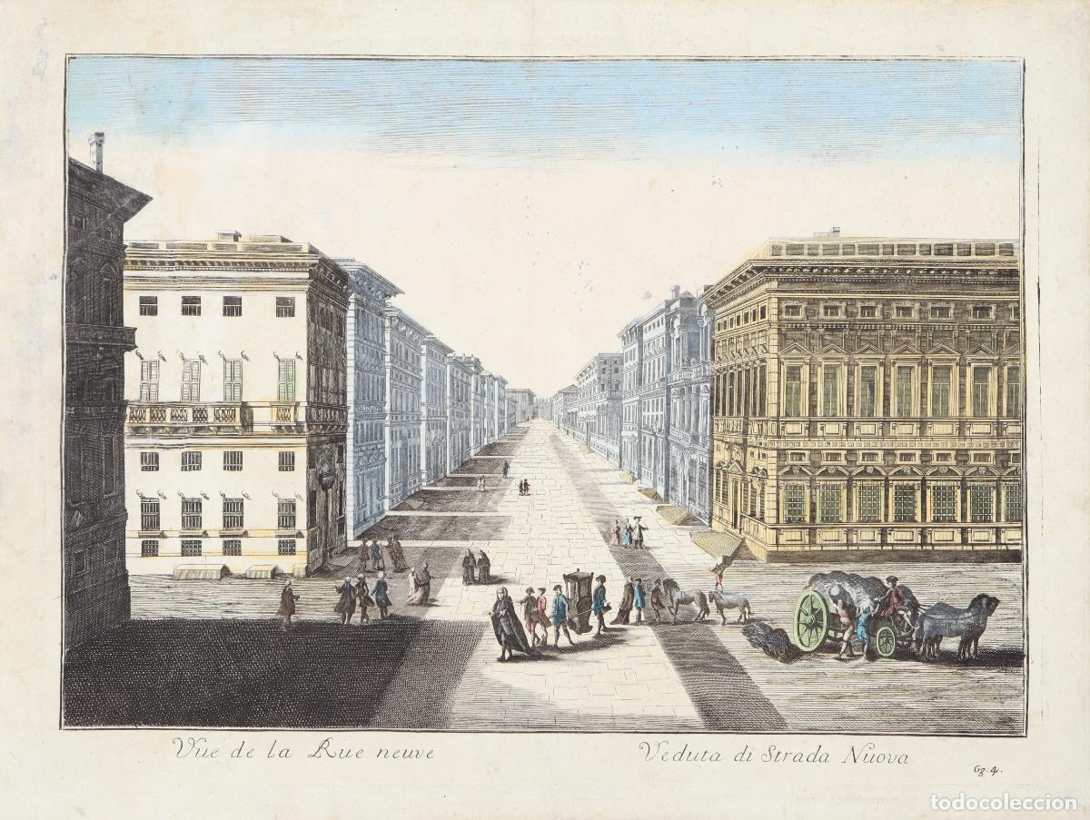 Arte: Vue de la Rue neuve / Veduta de la Strada Nuova - Foto 1