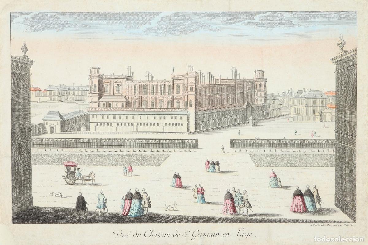 Arte: Vu&euml; du Chateau de St. Germain en Laye - Daumont - Foto 1