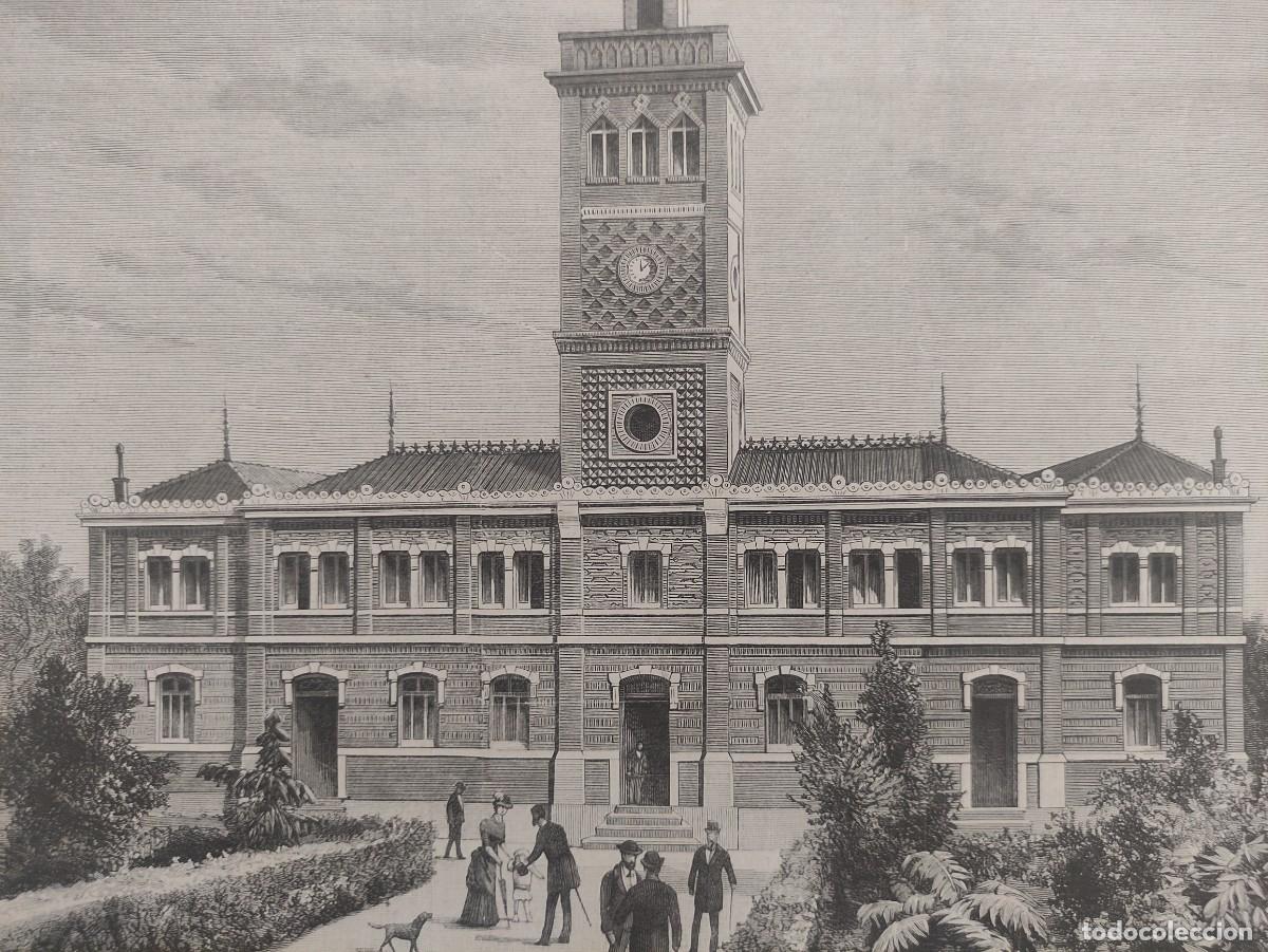 Arte: GRABADO. ESPA&Ntilde;A. MADRID. ACTUAL CASA ARABE. ARQUITECTURA. EDIFICIOS - Foto 2