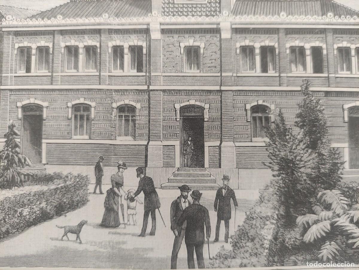 Arte: GRABADO. ESPA&Ntilde;A. MADRID. ACTUAL CASA ARABE. ARQUITECTURA. EDIFICIOS - Foto 3