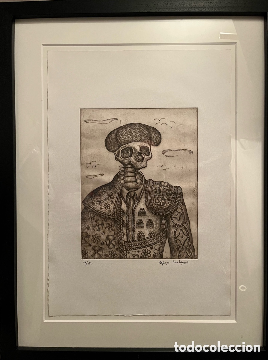 Arte: Grabado aguafuerte Alfonso Bartolom&eacute; - Foto 1