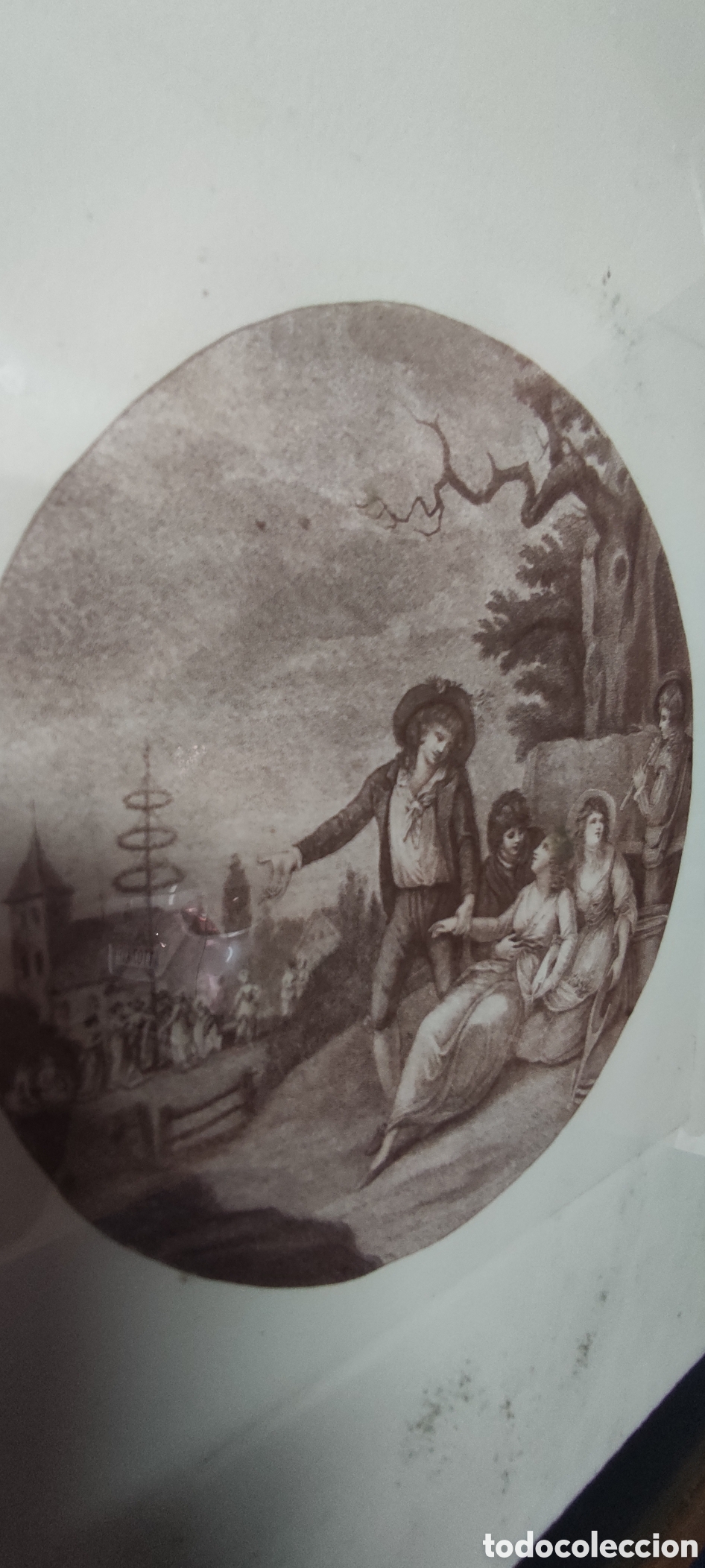 Arte: Cuadro , antiguo grabado numerado - Foto 6