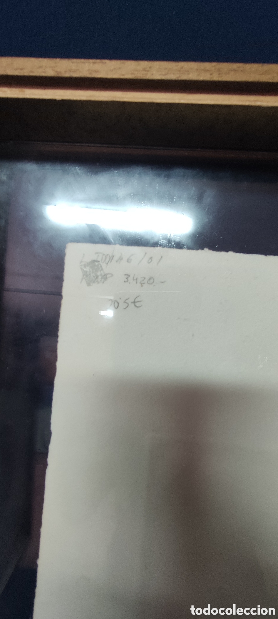 Arte: Cuadro , antiguo grabado numerado - Foto 8