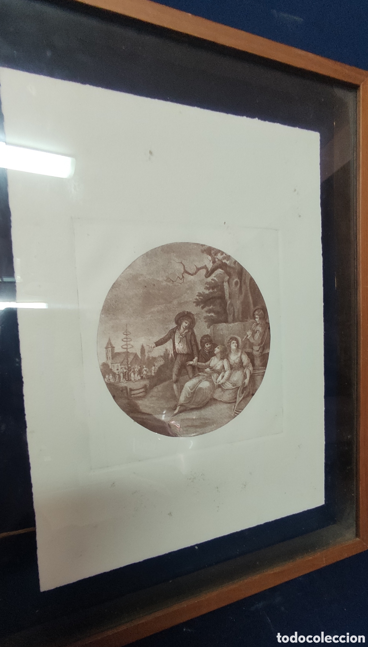 Arte: Cuadro , antiguo grabado numerado - Foto 10