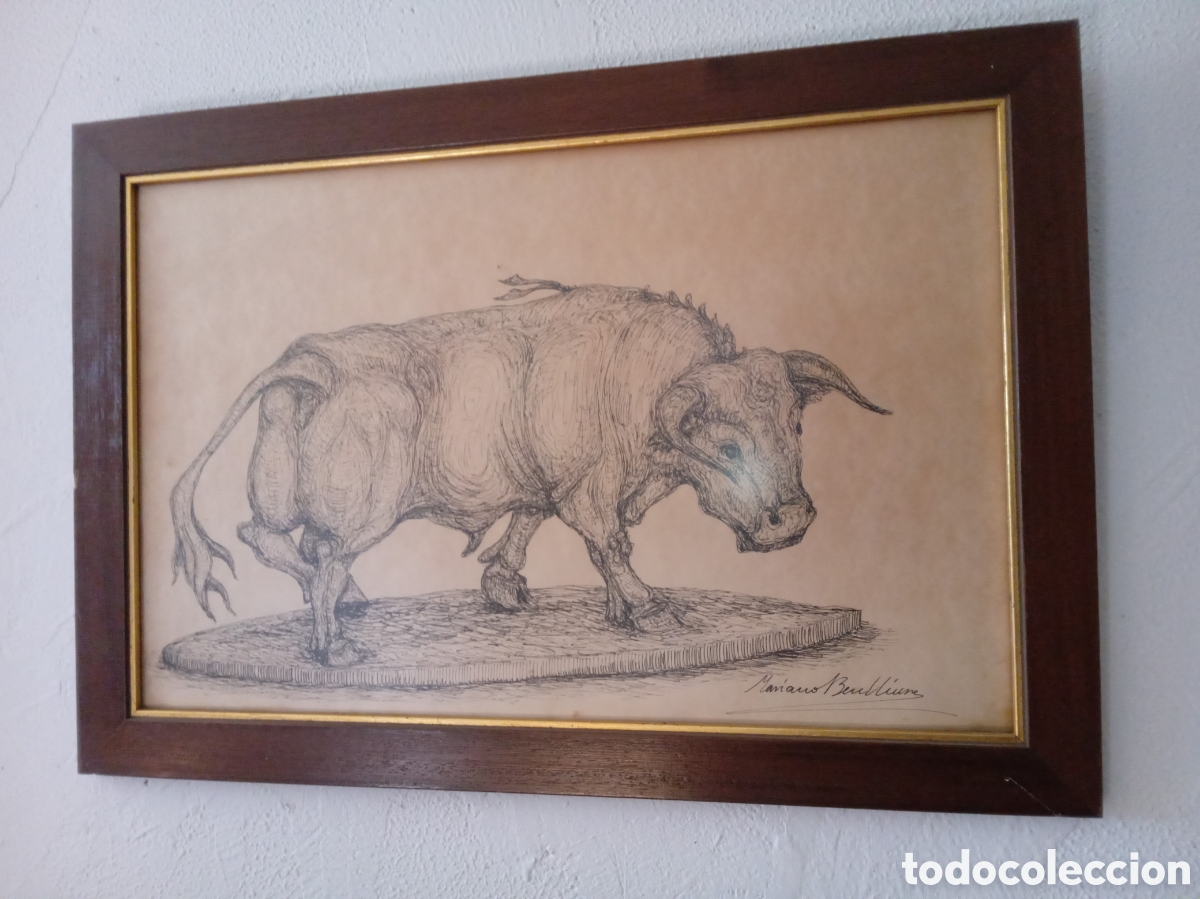 Arte: Mariano Benlliure toro bravo - Foto 1