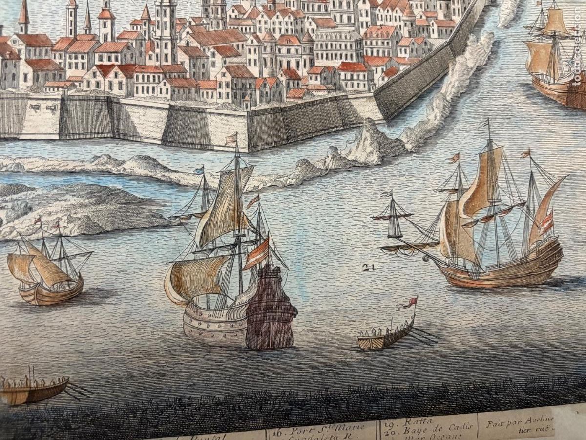 Arte: Grabado de C&aacute;diz S XVIII - Foto 8