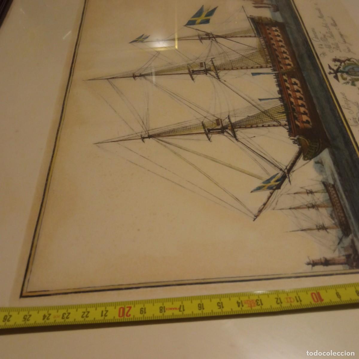 Arte: Grabado barco navio s. XIX - Foto 18