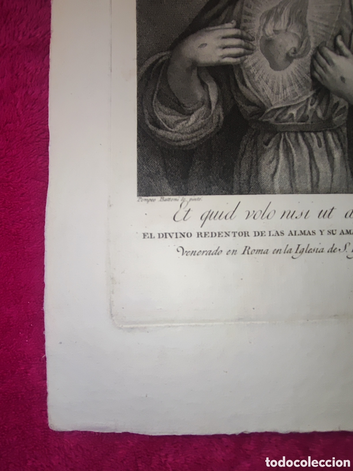 Arte: BATTONI, BRUNETTI, DIVINO CORAZ&Oacute;N DE JES&Uacute;S - Foto 8