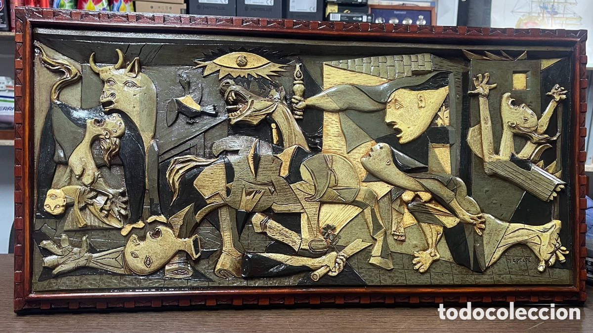 Arte: Bajorrelieve Guernica, Hilario Epelde - Foto 1