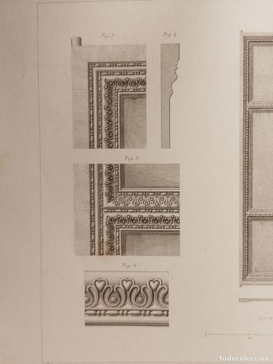 Arte: 1858. Grabado J. Sulpis. Vantaux en bronze. - Foto 3