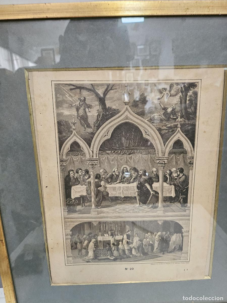 Arte: cuadro con grabado religioso - Foto 2