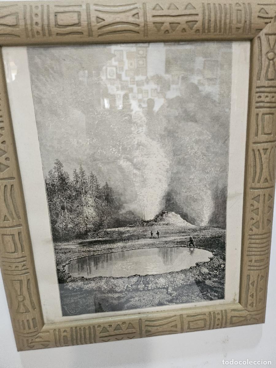 Arte: cuadro con grabado antiguo - Foto 2