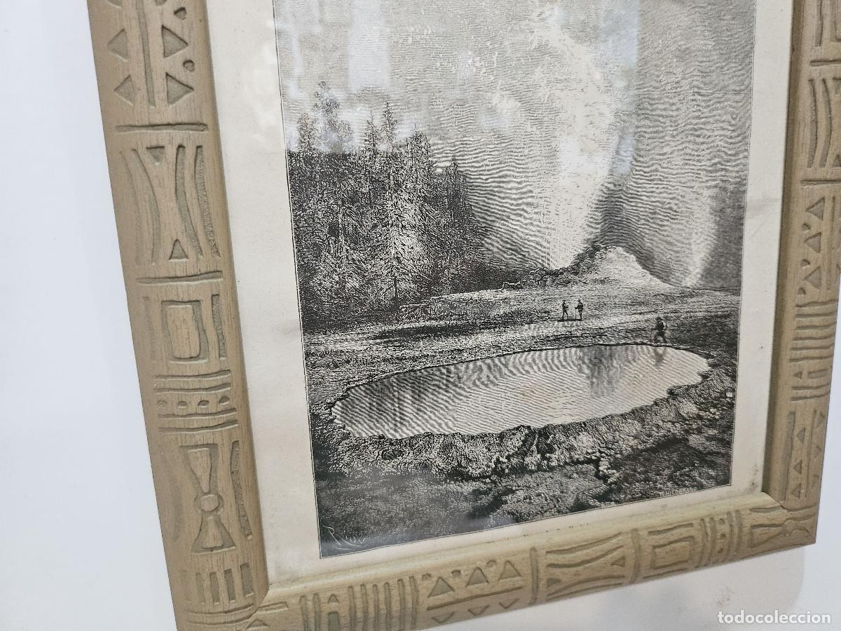 Arte: cuadro con grabado antiguo - Foto 3