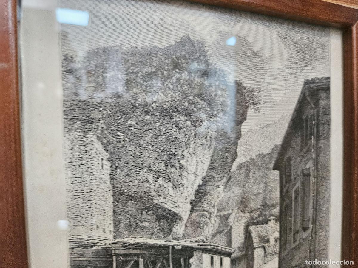 Arte: cuadro con grabado antiguo - Foto 2