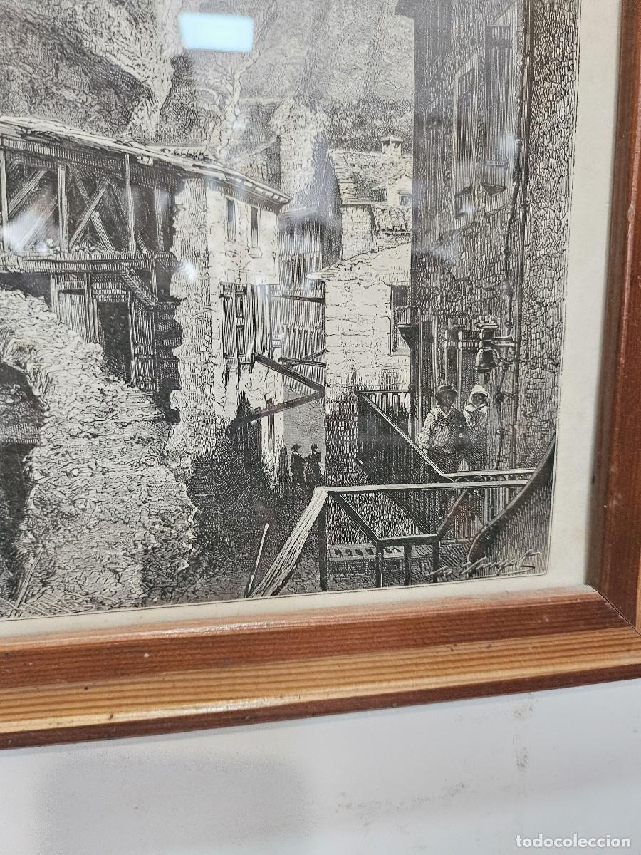 Arte: cuadro con grabado antiguo - Foto 3