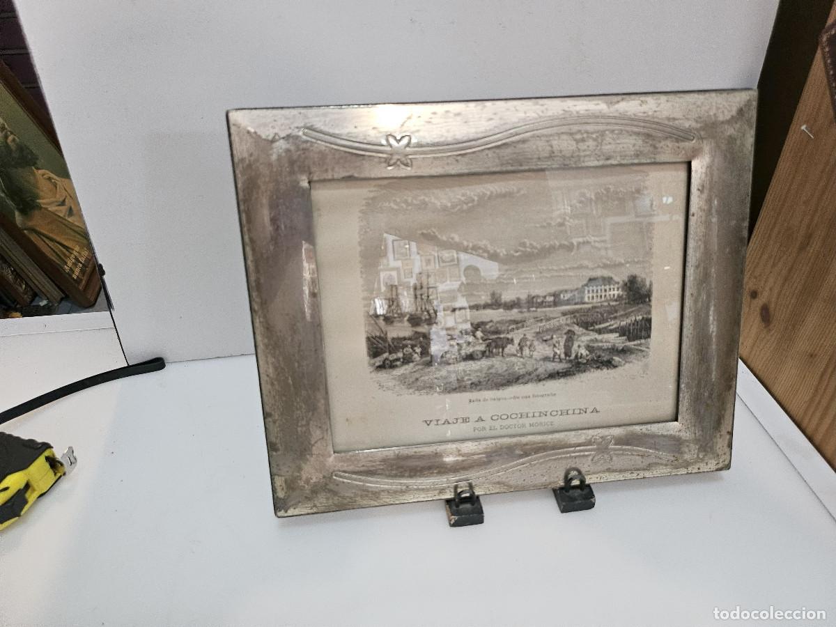 Arte: cuadro con grabado antiguo - Foto 1