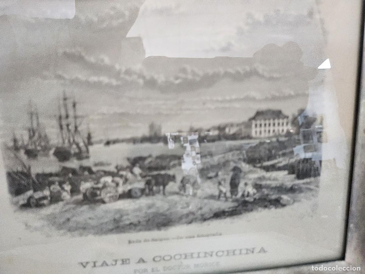 Arte: cuadro con grabado antiguo - Foto 3