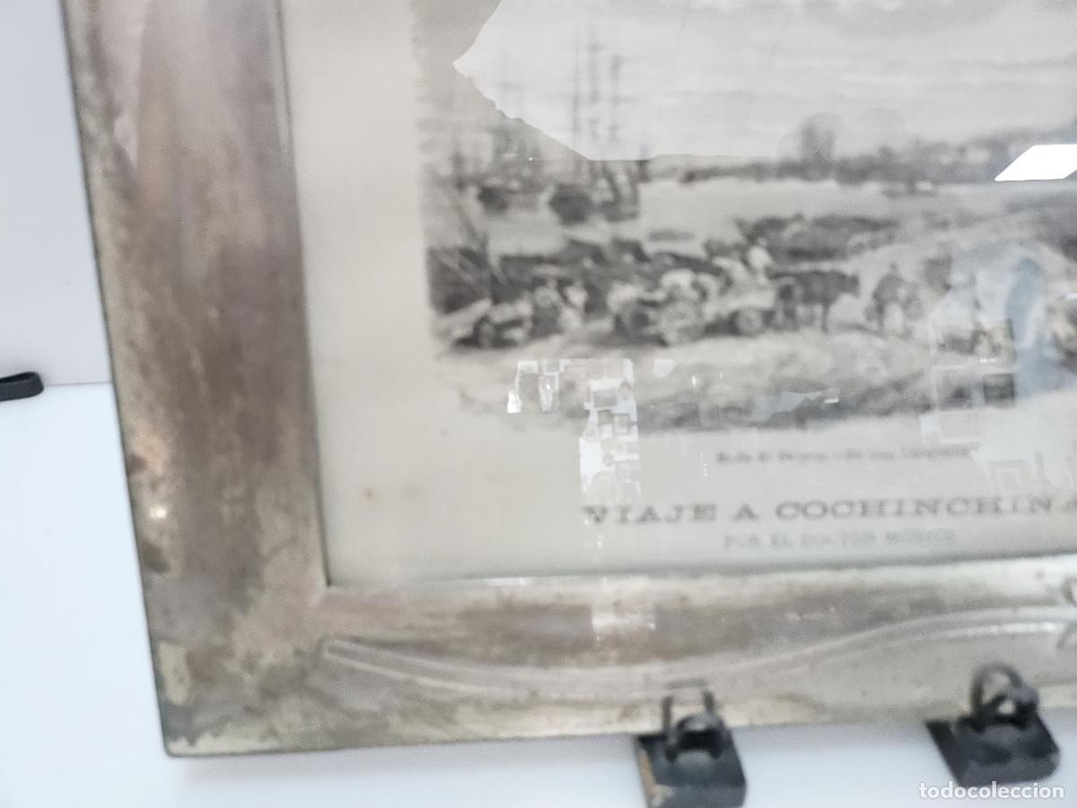 Arte: cuadro con grabado antiguo - Foto 4