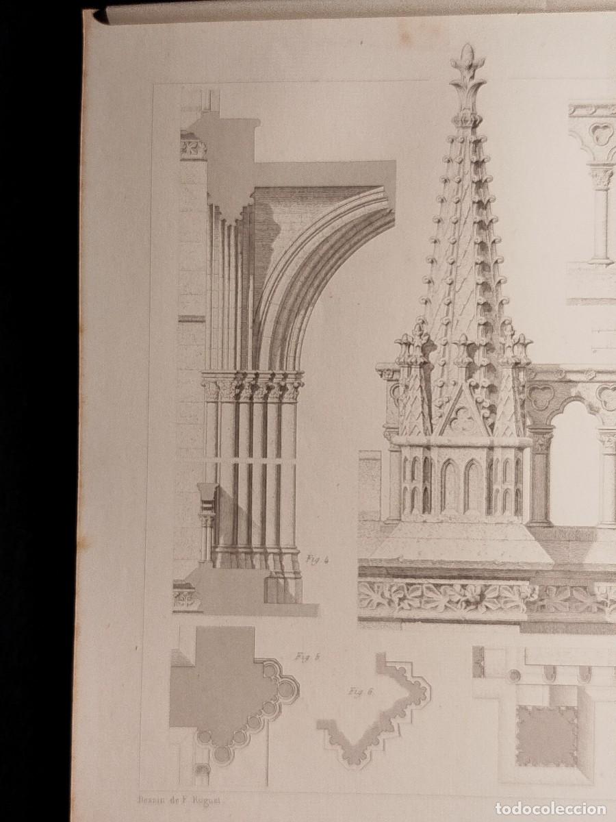 Arte: 1858. Grabado. Capilla Paris. - Foto 2