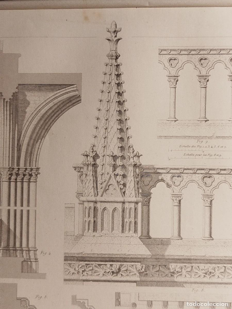 Arte: 1858. Grabado. Capilla Paris. - Foto 3