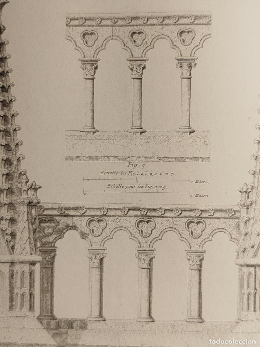 Arte: 1858. Grabado. Capilla Paris. - Foto 4