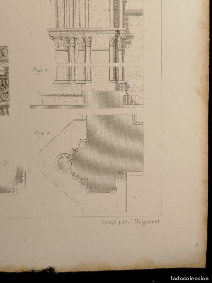 Arte: 1858. Grabado. Capilla Paris. - Foto 6