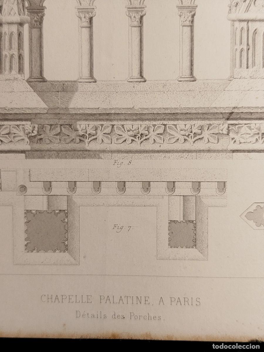 Arte: 1858. Grabado. Capilla Paris. - Foto 7