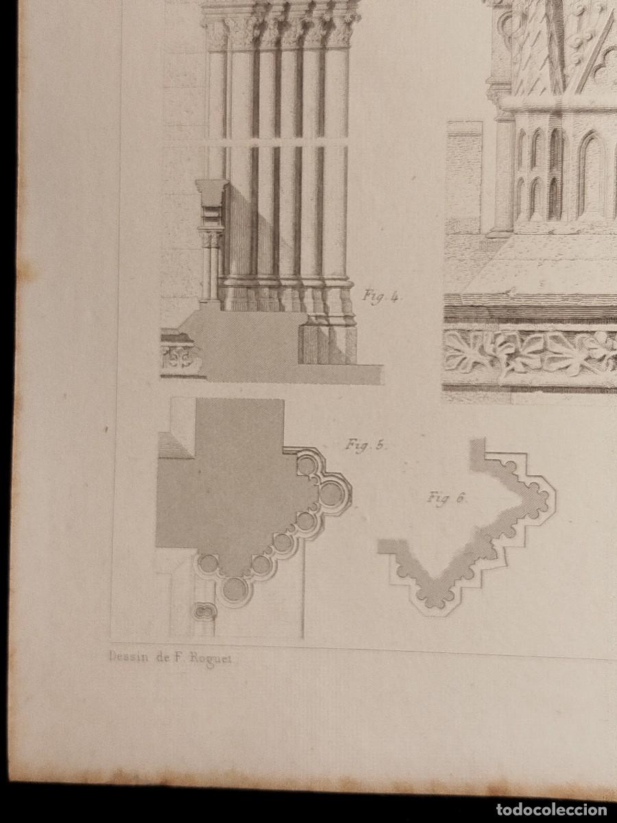 Arte: 1858. Grabado. Capilla Paris. - Foto 8