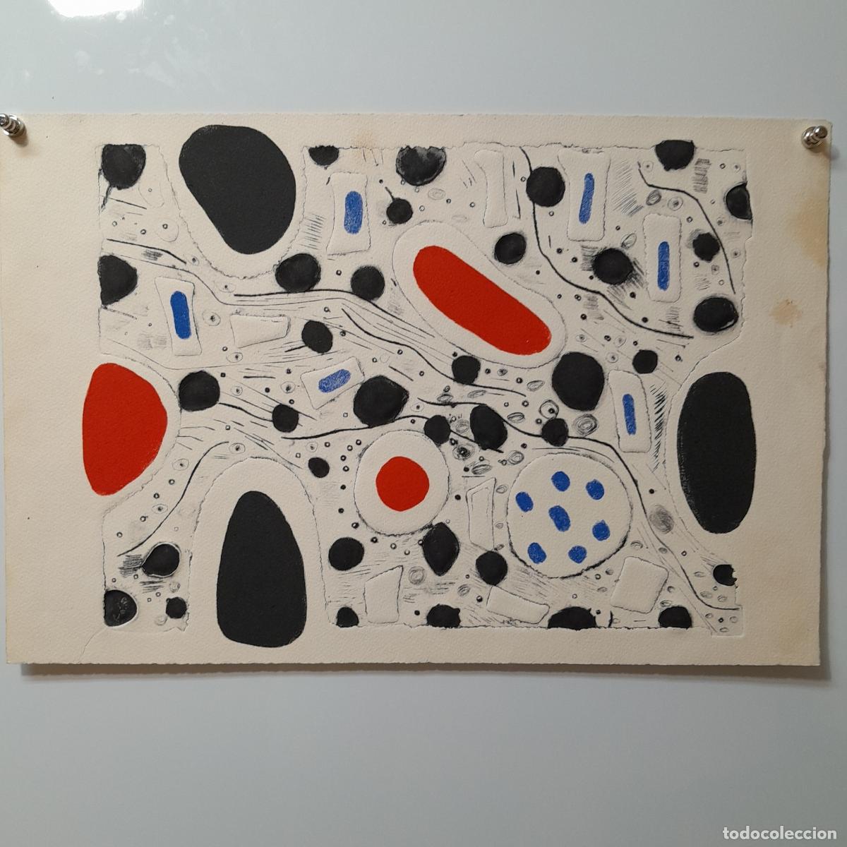 Arte: AN&Oacute;NIMO. GRABADO. COMPOSICI&Oacute;N II. FINALES S. XX. - Foto 1