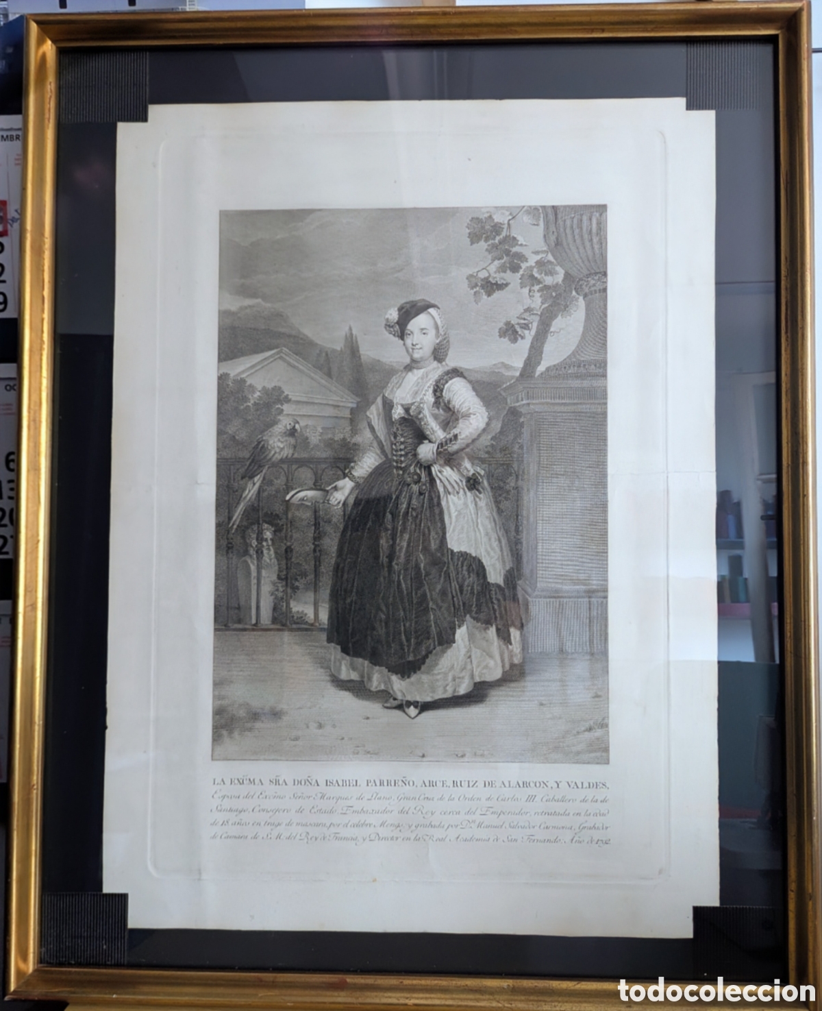 Arte: GRABADO DE LA MARQUESA DE LLANO - Foto 3