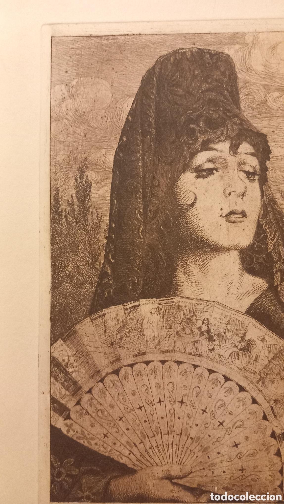 Arte: Grabado Aguafuerte Ram&oacute;n Borrell - Foto 1