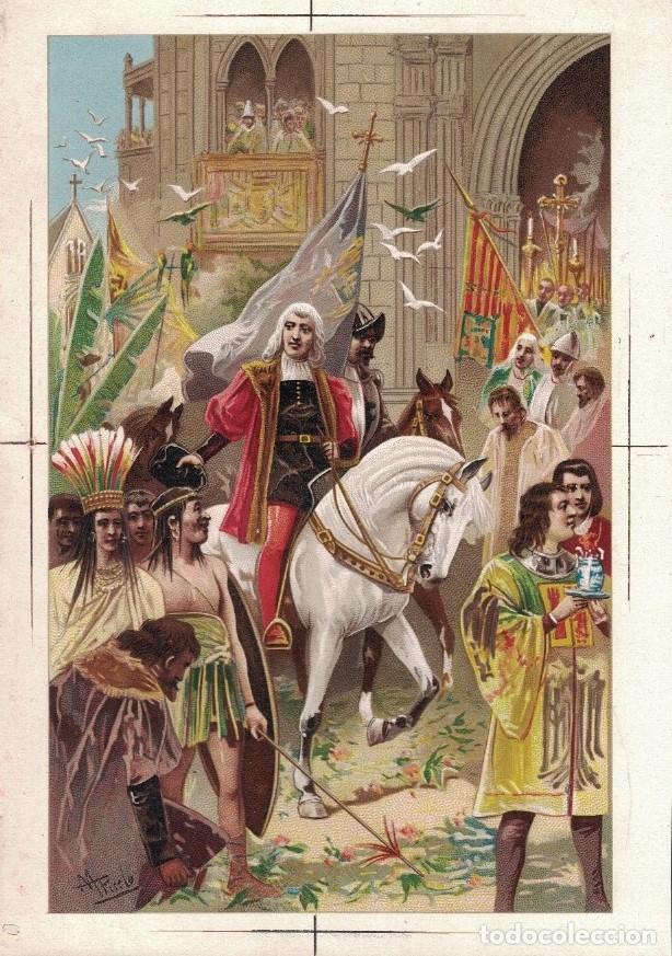 Arte: HISTORIA DE ESPA&Ntilde;A. COLON. - Grabado. - Foto 1