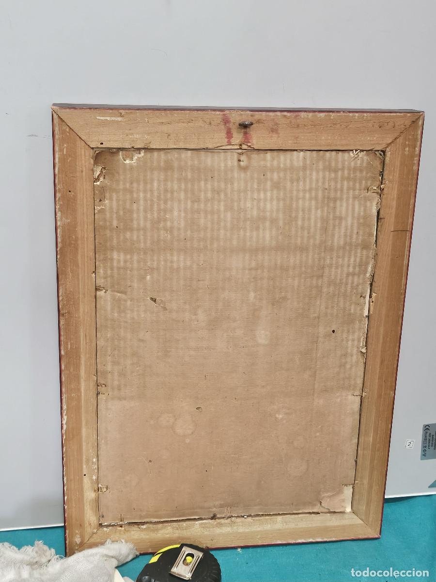 Arte: cuadro con grabado religioso antiguo - Foto 5