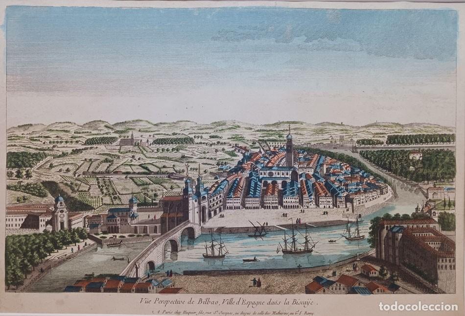 Arte: Vista de Bilbao, siglo XVIII - Foto 1