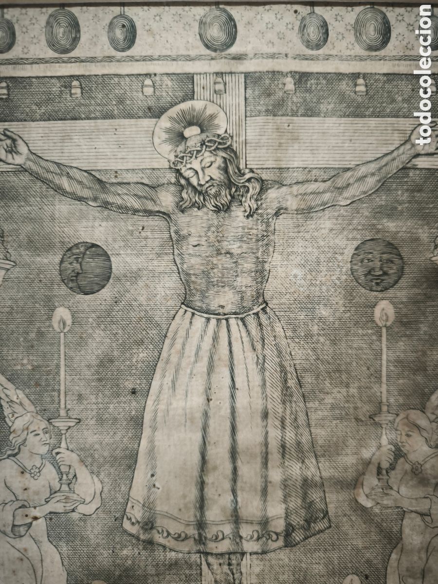 Arte: Grabado antiguo. Cristo de Lezo. Guip&uacute;zcoa. - Foto 6