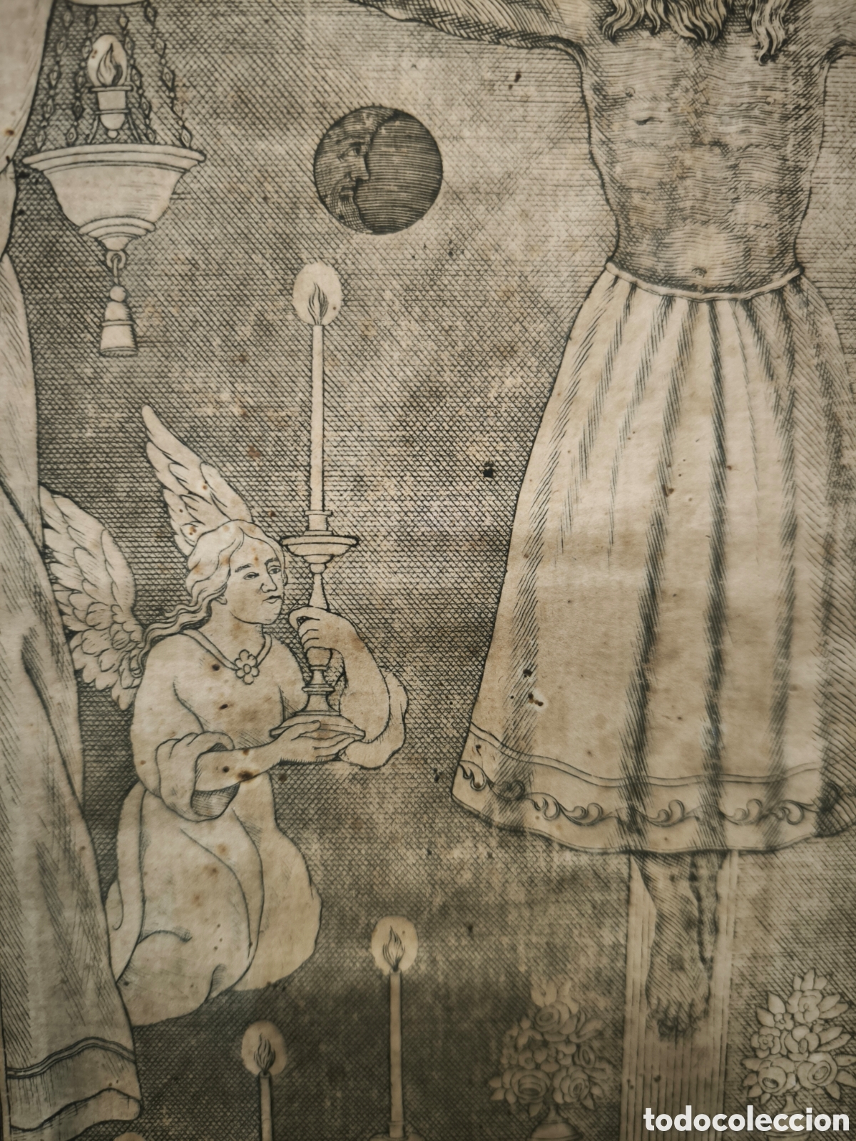 Arte: Grabado antiguo. Cristo de Lezo. Guip&uacute;zcoa. - Foto 7