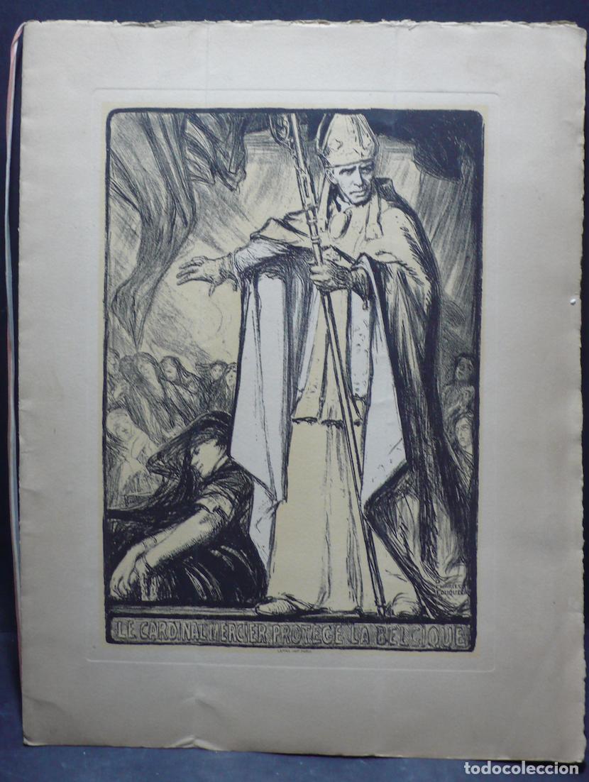 Arte: GRABADO DE CARDENAL MERCIER - Foto 1