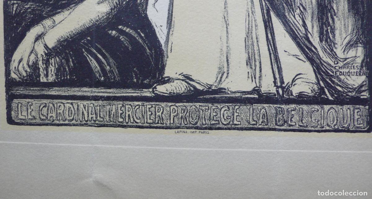 Arte: GRABADO DE CARDENAL MERCIER - Foto 3