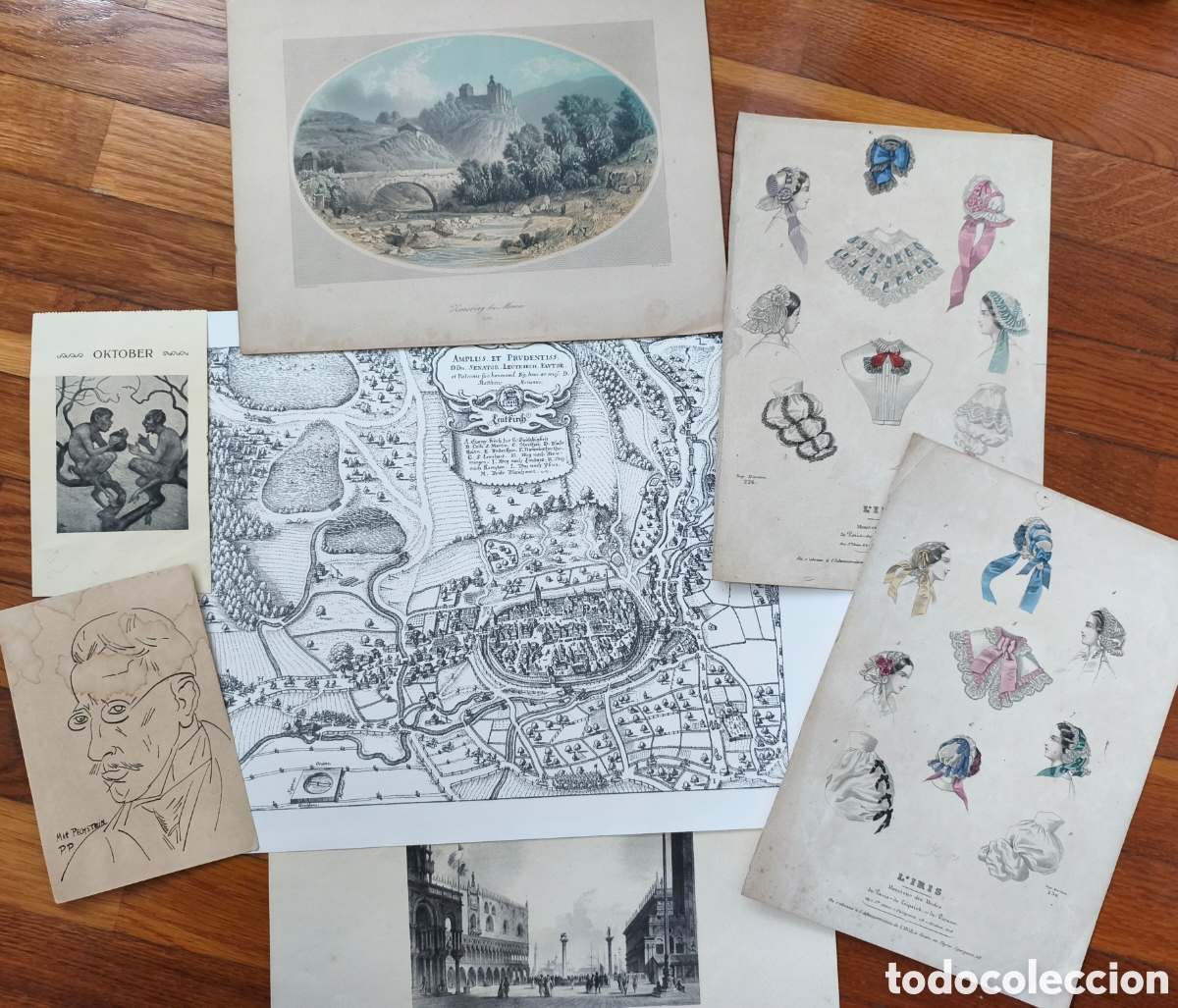 Arte: Lote de Grabados, litografias, calcografias y impresiones