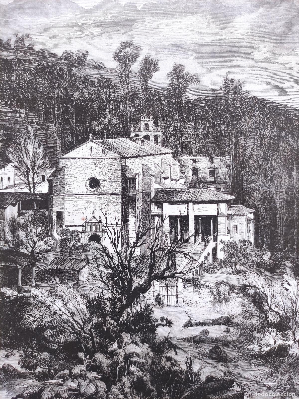 Arte: GRABADO. ESPA&Ntilde;A. CACERES. YUSTE. MONASTERIO. CARLOS V. EDIFICIOS. ARQUITECTURA. - Foto 3